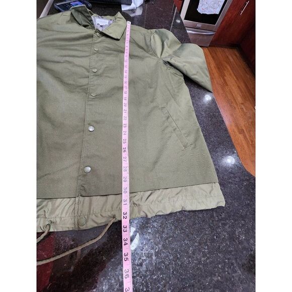 Five Four, Olive Green Men's 2XL Button Up Lightweight Jacket, NWOT - Picture 6 of 10